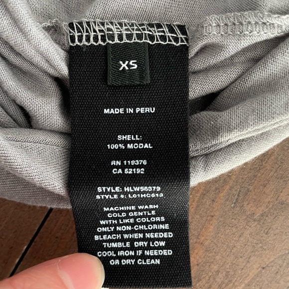 Helmut Lang twisted back top in grey NWT - Picture 7 of 7